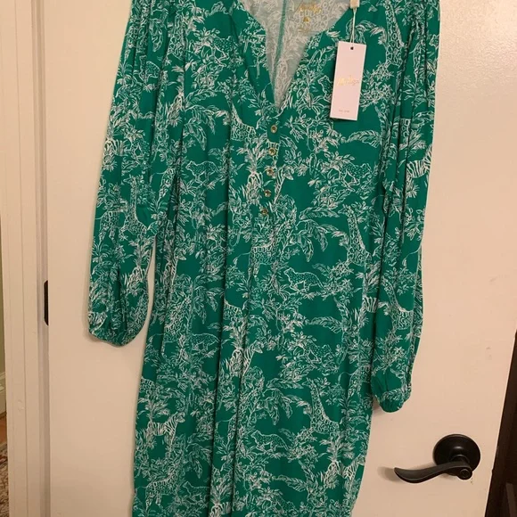 Women's Emery Dress in Green - Lilly Pulitzer